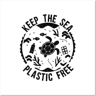 Keep the sea plastic free Posters and Art